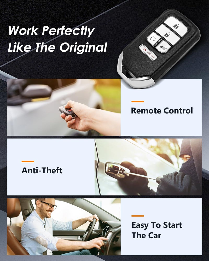 OCPTY Replacement 1Pcs Remotes Key Fob for Honda for Civic for Honda for CR-V for Honda for Pilot 2016-2020 KR5V2X SUV Start A2C98317400 - Image 5